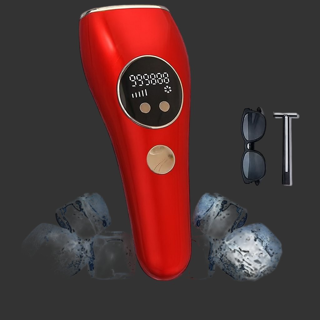 Ice Cold IPL Hair Removal Device – 990,000 Flashes | 5 Levels | Automatic & Manual Mode
