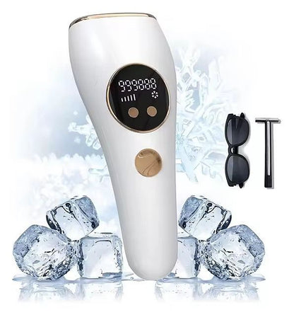 Ice Cold IPL Hair Removal Device – 990,000 Flashes | 5 Levels | Automatic & Manual Mode