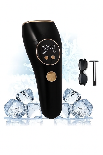 Ice Cold IPL Hair Removal Device – 990,000 Flashes | 5 Levels | Automatic & Manual Mode